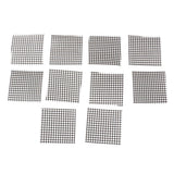 Max Plastic Drainage Mesh Sheet Bonsai Flowerpot Bottom Net Bug Pest Control 5 .2 x 5.2 cm 10 pcs