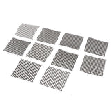 Max Plastic Drainage Mesh Sheet Bonsai Flowerpot Bottom Net Bug Pest Control 5 .2 x 5.2 cm 10 pcs