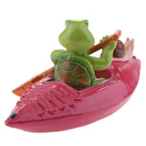 Max Water Floating Turtle Lotus Leaf Ornament Pond Decor 8 Rose Red Raft Turtle