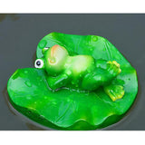 Max Simulation Resin Floating Frogs Fairy Garden Terrarium Outdoor Statues B