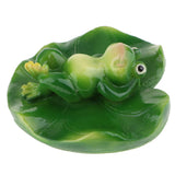Max Simulation Resin Floating Frogs Fairy Garden Terrarium Outdoor Statues B