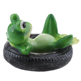 Max Simulation Resin Floating Frogs Fairy Garden Terrarium Outdoor Statues E