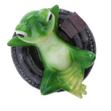 Max Simulation Resin Floating Frogs Fairy Garden Terrarium Outdoor Statues E