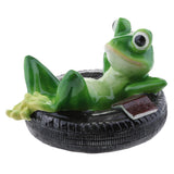 Max Simulation Resin Floating Frogs Fairy Garden Terrarium Outdoor Statues E