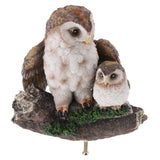 Max Realistic Owl Animal Home Garden Decoration Simulation Artificial Owl Brown