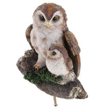 Max Realistic Owl Animal Home Garden Decoration Simulation Artificial Owl Brown