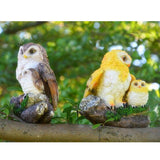 Max Realistic Owl Animal Home Garden Decoration Simulation Artificial Owl Brown
