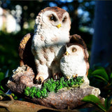 Max Realistic Owl Animal Home Garden Decoration Simulation Artificial Owl Brown