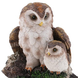 Max Realistic Owl Animal Home Garden Decoration Simulation Artificial Owl Brown