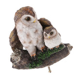 Max Realistic Owl Animal Home Garden Decoration Simulation Artificial Owl Brown