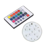 Max Waterproof Pool Wall Light LED Color Changing Remote Control 10cm 12 LED