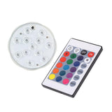 Max Waterproof Pool Wall Light LED Color Changing Remote Control 10cm 12 LED
