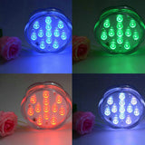 Max Waterproof Pool Wall Light LED Color Changing Remote Control 10cm 12 LED