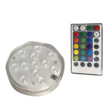 Max Waterproof Pool Wall Light LED Color Changing Remote Control 10cm 12 LED