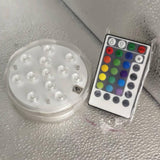Max Waterproof Pool Wall Light LED Color Changing Remote Control 10cm 12 LED