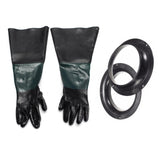 Max Pair of Gloves Heavy Duty 210mm Glove Holder & Clamp for Sand Blast Cabinet