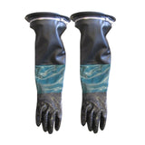 Max Pair of Gloves Heavy Duty 210mm Glove Holder & Clamp for Sand Blast Cabinet