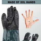 Max Pair of Gloves Heavy Duty 210mm Glove Holder & Clamp for Sand Blast Cabinet