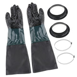 Max Pair of Gloves Heavy Duty 210mm Glove Holder & Clamp for Sand Blast Cabinet