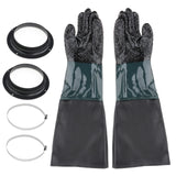 Max Pair of Gloves Heavy Duty 210mm Glove Holder & Clamp for Sand Blast Cabinet