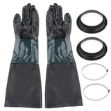 Max Pair of Gloves Heavy Duty 210mm Glove Holder & Clamp for Sand Blast Cabinet