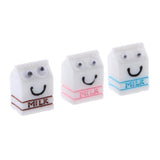 Max Mini Resin Crafts Landscape Ornaments Home Garden Decoration 3pcs Milk