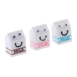Max Mini Resin Crafts Landscape Ornaments Home Garden Decoration 3pcs Milk