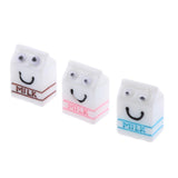 Max Mini Resin Crafts Landscape Ornaments Home Garden Decoration 3pcs Milk