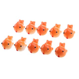 Max 10Pc Miniature Dollhouse Bonsai Craft Garden Landscape Goldfish Decor Orange