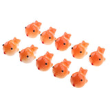 Max 10Pc Miniature Dollhouse Bonsai Craft Garden Landscape Goldfish Decor Orange