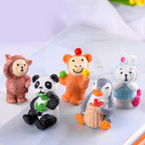 Max 12pcs Micro Landscape Decoration Animal Miniature Fairy Garden Bonsai Craft 1