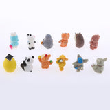 Max 12pcs Micro Landscape Decoration Animal Miniature Fairy Garden Bonsai Craft 1
