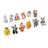 Max 12pcs Micro Landscape Decoration Animal Miniature Fairy Garden Bonsai Craft 1