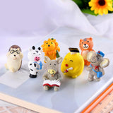 Max 12pcs Micro Landscape Decoration Animal Miniature Fairy Garden Bonsai Craft 1
