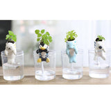 Max Creative Ceramic Mini Backpack Self Watering Animal Flower Pot Sea Dog