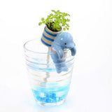 Max Creative Ceramic Mini Backpack Self Watering Animal Flower Pot Sea Dog