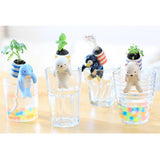 Max Creative Ceramic Mini Backpack Self Watering Animal Flower Pot Sea Dog