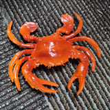 Max Fake Model Dispaly Artificial Marine Animals Decoration Red Crab - B