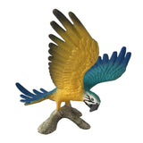 Max Miniature Animals Birds Model Figurine Statue Scupltue Toy Macaw