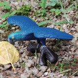 Max Miniature Animals Birds Model Figurine Statue Scupltue Toy  Blue Macaw