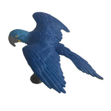 Max Miniature Animals Birds Model Figurine Statue Scupltue Toy  Blue Macaw