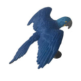 Max Miniature Animals Birds Model Figurine Statue Scupltue Toy  Blue Macaw