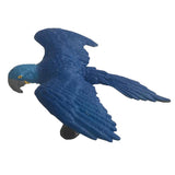 Max Miniature Animals Birds Model Figurine Statue Scupltue Toy  Blue Macaw