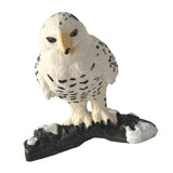 Max Miniature Animals Birds Model Figurine Statue Scupltue Toy  Snowy Owl