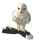 Max Miniature Animals Birds Model Figurine Statue Scupltue Toy  Snowy Owl