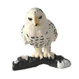 Max Miniature Animals Birds Model Figurine Statue Scupltue Toy  Snowy Owl
