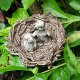 Max Miniature Animals Birds Model Figurine Statue Scupltue Toy  Birds with nest