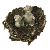 Max Miniature Animals Birds Model Figurine Statue Scupltue Toy  Birds with nest