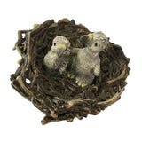 Max Miniature Animals Birds Model Figurine Statue Scupltue Toy  Birds with nest