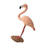 Max Miniature Animals Birds Model Figurine Statue Scupltue Toy  Pink Flamingo
